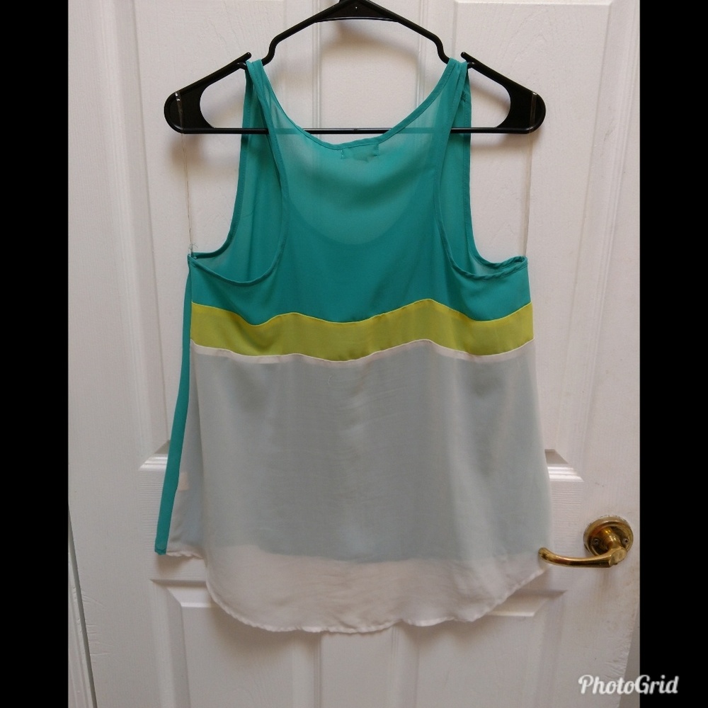 Large boutique sheer tank